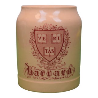 Mid 20th Century Harvard Ceramic Mug For Sale