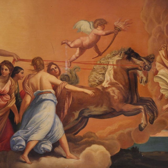 The Chariot of Dawn After Guido Reni, 1840, Oil on Canvas, Framed For Sale - Image 3 of 16