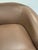 2020s Modern Brown Leather Swivel Chair For Sale - Image 5 of 6