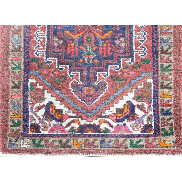 Early 20th Century Persian Mazlaghan Rug For Sale - Image 13 of 15
