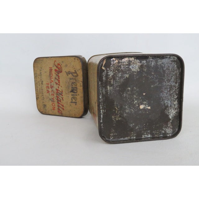 Premier Perri Walla Tea Tin Box India and Ceylon Francis H Leggett and Co 4892b For Sale - Image 14 of 14