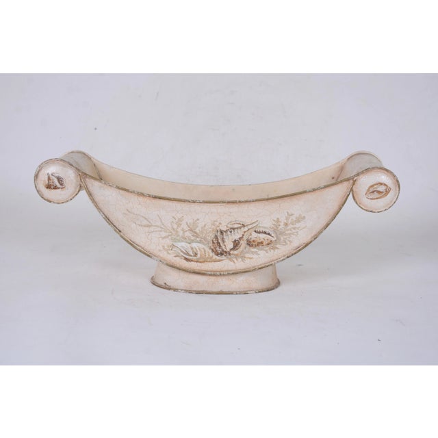 Vintage old cheese mold use as a Catchpot Cream with shell design，use for food, fruits, jewelry or odds and ends.Or put it...