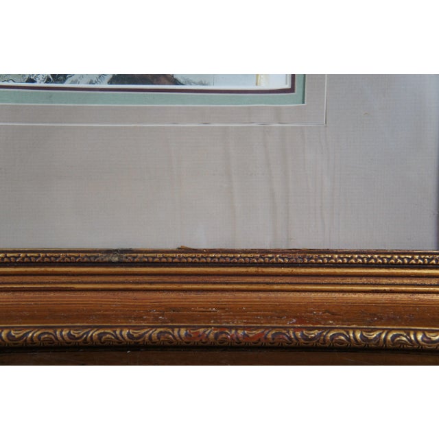 John Charlton Antique Twelfth of August Luncheon on the Moors Hunt Engraving 31" For Sale - Image 9 of 11