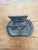 Antique Art Deco Egyptian Revival Cast Iron Ashtray and Matchbox Holder — This striking piece of tobacciana features a...