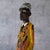 Vintage African Carved Wood Colon Statue Figure Gentleman Suit Painted 17 In For Sale In Los Angeles - Image 6 of 10