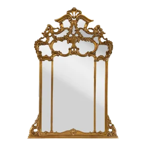 Giltwood Over the Mantel Mirror, Wall or Console Mirror