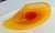 Orange Art Glass Bowl Hand-Blown Mid-Century Modern Italy 1970s Murano For Sale In New York - Image 6 of 7