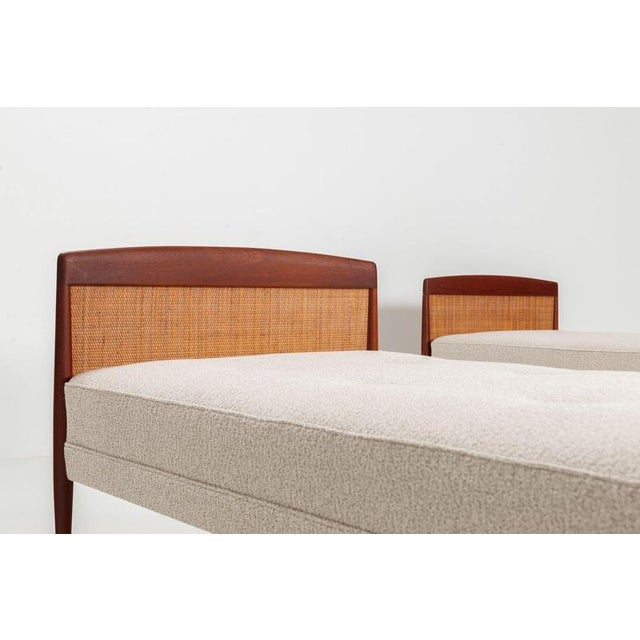 Scandinavian Daybed in Teak and Cane, Denmark, 1960 For Sale - Image 15 of 16