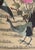 Antique Chinese Silk Embroidery Panel With Peacocks, Peonies, and Bamboo For Sale - Image 11 of 18