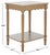 Contemporary Heaven Scalloped Accent Table in Desert Brown For Sale - Image 3 of 8