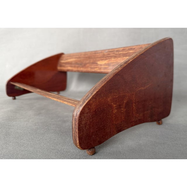 Wooden Desktop Magazine Rack, United Kingdom, 1920s For Sale - Image 4 of 12