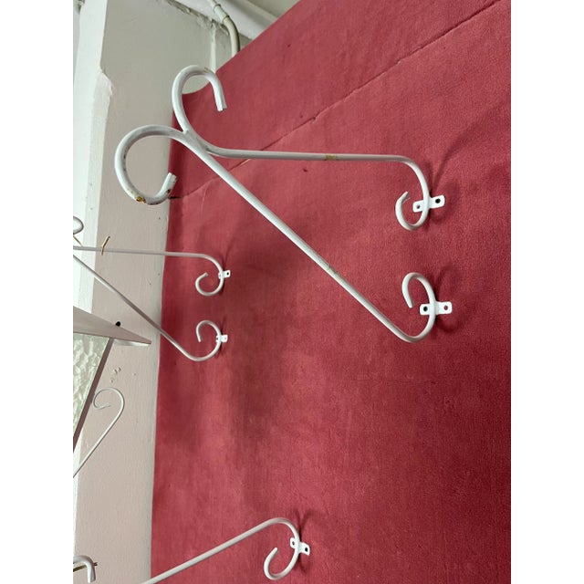 Vintage Italian Wrought Iron Wall Lamps, 1970s, Set of 5 For Sale - Image 16 of 17