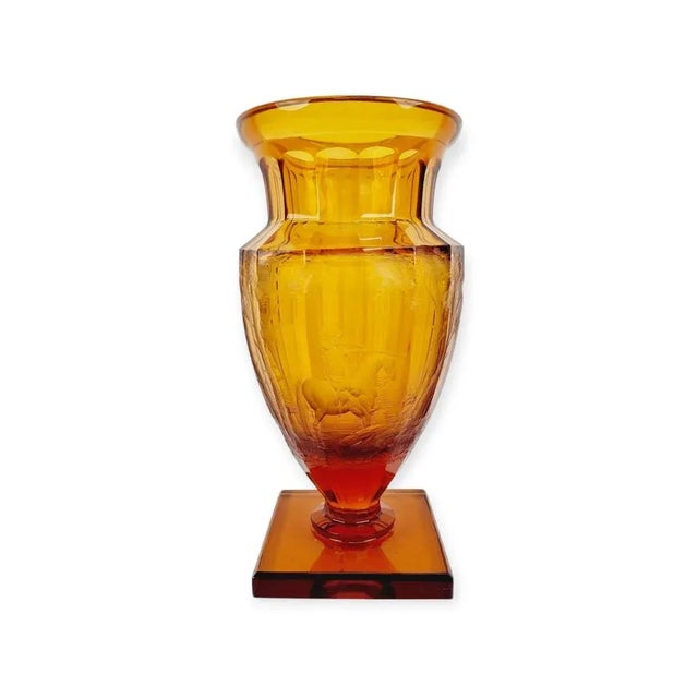 Art Deco Moser Vase from Moser, 1930s For Sale - Image 9 of 9