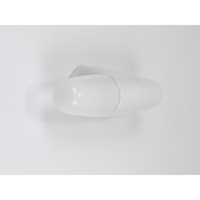 Gold Bauhaus White Double Sconce by Wilhelm Wagenfeld, Germany, 1950s For Sale - Image 8 of 17