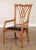 Chippendale Style Split Reed Rattan Armchairs - A Pair For Sale - Image 12 of 13