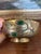 Chinese 1970s Chinese Brass Toned Bowl With Applied Gemstone Accents and Floral Motif For Sale - Image 3 of 9