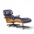 Herman Miller Charles and Ray Eames for Herman Miller Mid Century Eames Walnut Lounge Chairs - Pair With Ottoman For Sale - Image 4 of 13