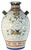 17+ In. Tall Chinese Jug Vase Stylized Blue Songbird, Fruit & Leaf Pattern For Sale - Image 13 of 18
