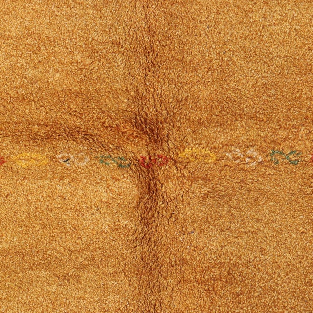 Indian Wool and Cotton Gabbeh Rug For Sale - Image 4 of 8