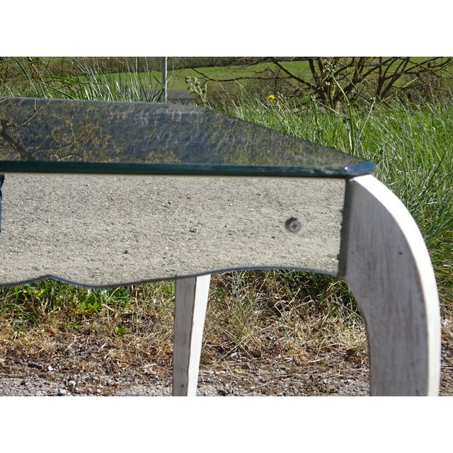 Wooden Coffee Table and Mirror, 1950s For Sale - Image 11 of 18