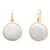 Ippolita Lollipop Collection 18k Yellow Gold Opaque White Crystal Earrings - 2 Pieces For Sale