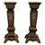 Metal Pair Antique Regency Louis XV Style Gilt Bronze Pedestals Column Stands 1910 For Sale - Image 7 of 15