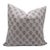 Fabdivine Handmade Block Printed Cushion Cover 22x22 Inch Pure Linen- Rohini For Sale