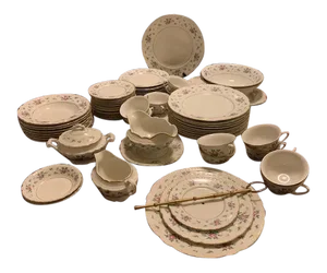 Vintage Princess China Dinnerware - 63 Pieces