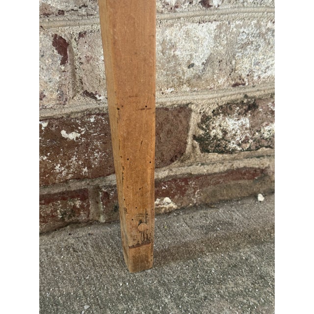 Vintage Wooden Side Table With Drawer For Sale - Image 15 of 16