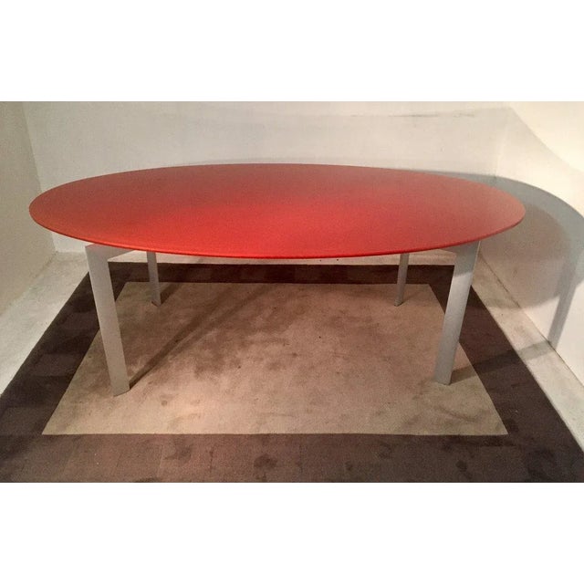 Metra Italian Modern Table by Makio Hasuike for Seccose For Sale - Image 13 of 13