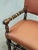 Wood Antique European Renaissance Revival Chairs With Terracotta Linen Upholstery - A Pair For Sale - Image 7 of 14