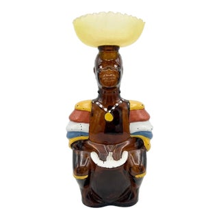 Rare Vintage Decanter Angostura Old Oak Rum Limbo Drummer - 1970s For Sale