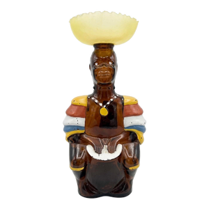 Rare Vintage Decanter Angostura Old Oak Rum Limbo Drummer - 1970s