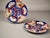 Blue Antique Japanese Imari Plates, Set of 2 For Sale - Image 8 of 11