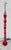 Donghia Stunning Red Murano Glass Biomorphic Column Floor Lamp For Sale - Image 4 of 6