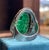 1910s Enamel Still Life Silver Ring Size 7.5 For Sale In Madison - Image 6 of 11