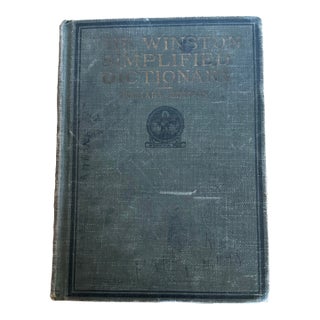 Antique Blue Dictionary For Sale