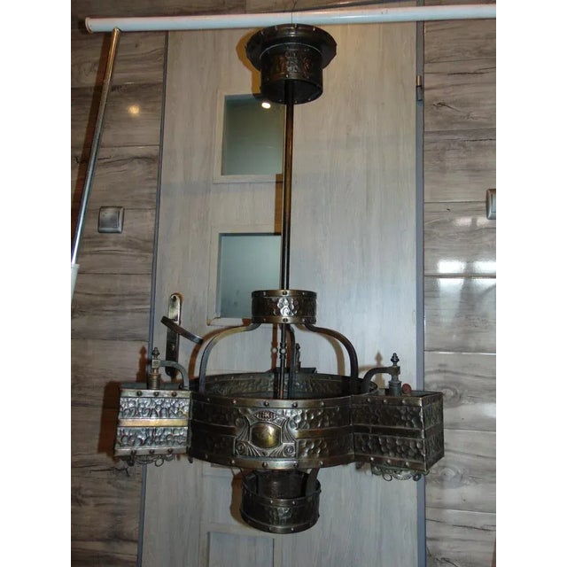 Gas Pendant Lamp in Brass For Sale - Image 12 of 12