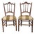 Antique Carved Louis XVI Flying Chairs, 1890s, Set of 2 For Sale