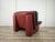 Mid-Century Modern Red and Black Leather Armchair attributed to Nicoletti Salotti, 1980 For Sale - Image 3 of 18