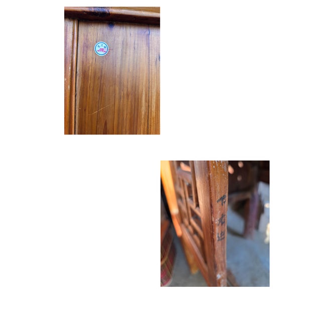 Antique Chinese Cabinet Chinoiserie Asian Storage For Sale In Chicago - Image 6 of 11