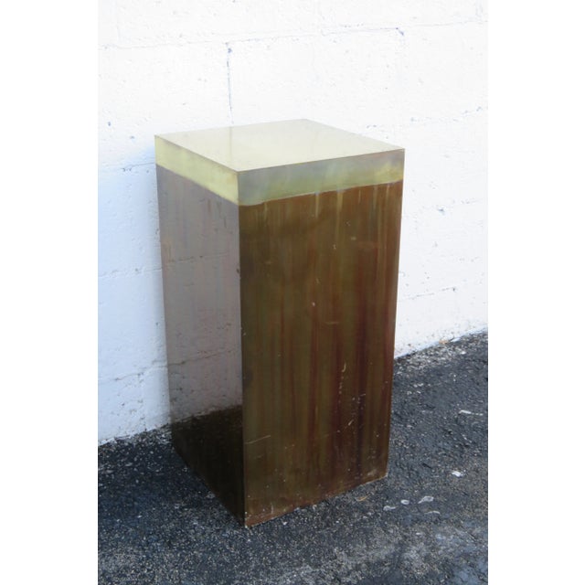 Flower Statue Stand Pedestal Table For Sale - Image 10 of 10