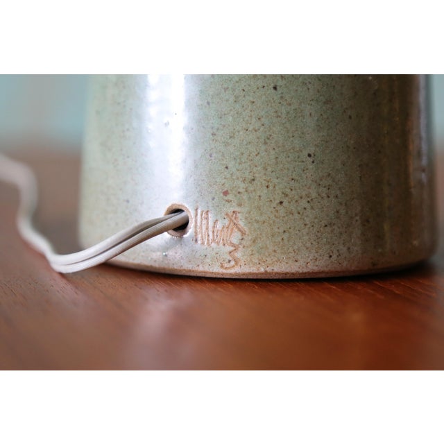 1960s Gordon and Jane Martz M279 Petite Seafoam Green Lamp for Marshall Studios 6.25" For Sale - Image 6 of 7