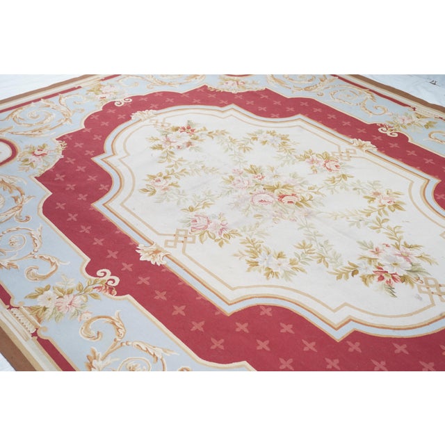 Aubusson Rug 8'0'' X 10'0'' For Sale - Image 9 of 11