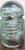 Vintage Light Teal Aqua Brookfield New York Glass Insulator For Sale - Image 4 of 10