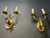 Metal 1930's Double Lights Hands Sconces - a Pair For Sale - Image 7 of 7