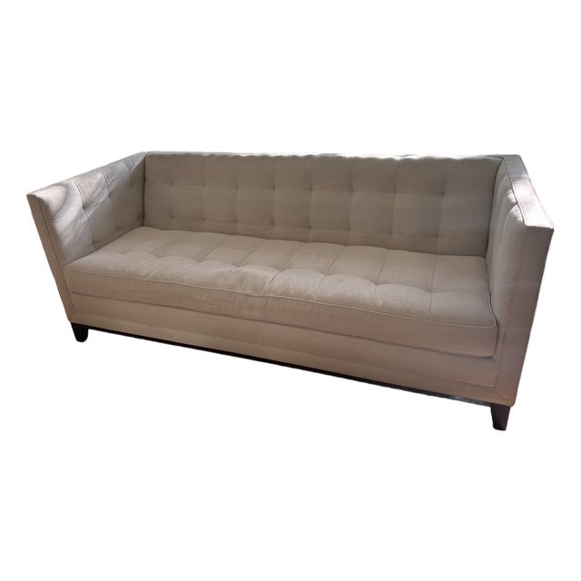 Tuxedo-Style 84" Sofa For Sale