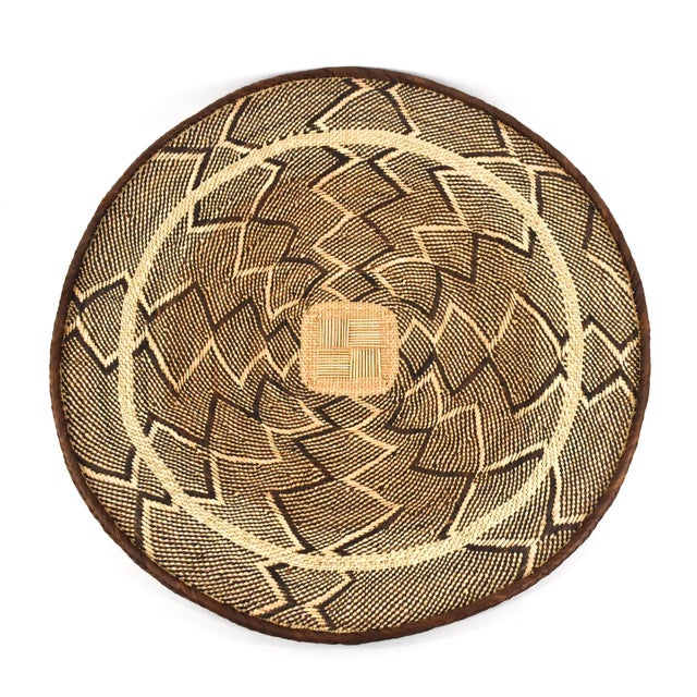 Early 20th Century Tonga Binga Basket 25.5 Inch For Sale