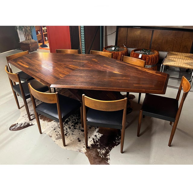 Cocobolo Rosewood Dining Table by Don S. Shoemaker for Señal s.a. Of Mexico For Sale - Image 6 of 16