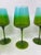 Venetian Wine Glasses Set of 6 For Sale - Image 4 of 5